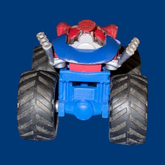 2001 Monster Jam Marvel SPIDER-MAN Blue & Red Classic Color Combo Monster Truck - Picture 5 of 9
